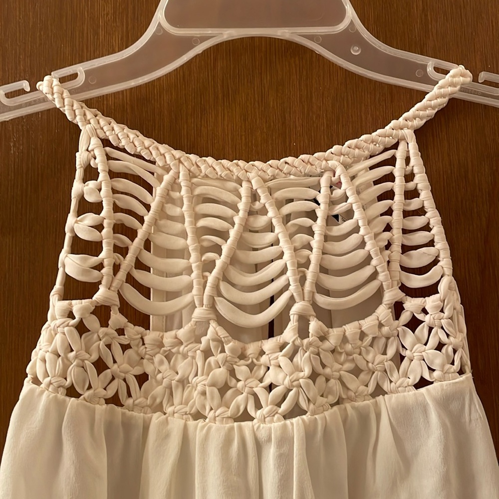 Joie 100% silk ivory/cream halter camisole/tank Size S - Picture 4 of 6